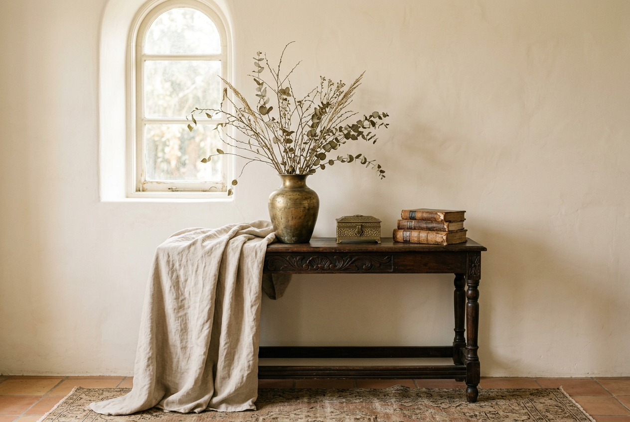 Antique-inspired newsletter image