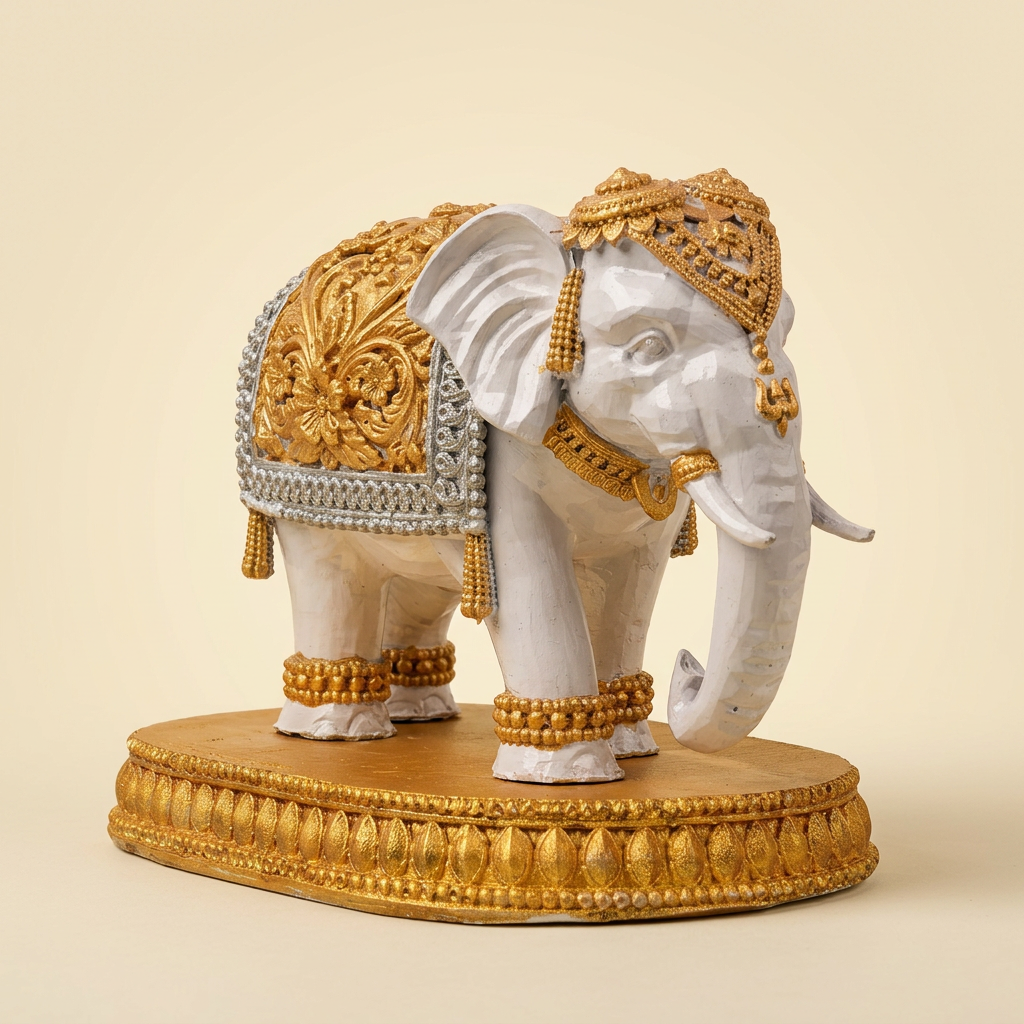 Elephant statue opposite-angle product image