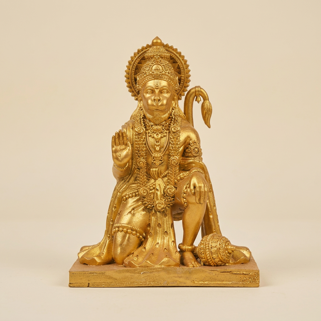 Gold Hanuman statue product image